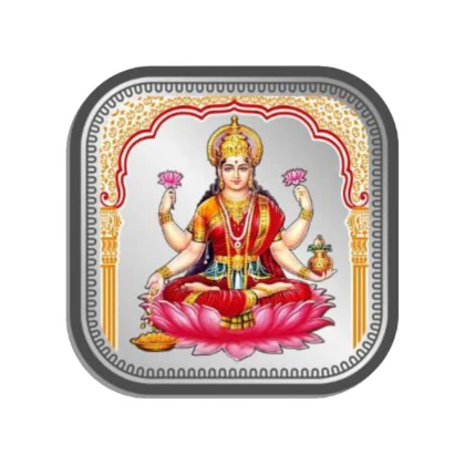 10g Lord Lakshmi Ji Fine Silver Bar