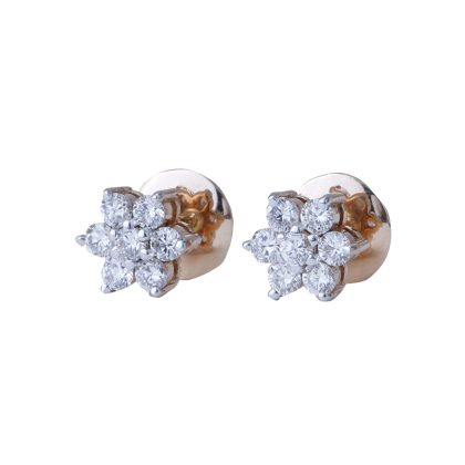 Flower Diamond Studs