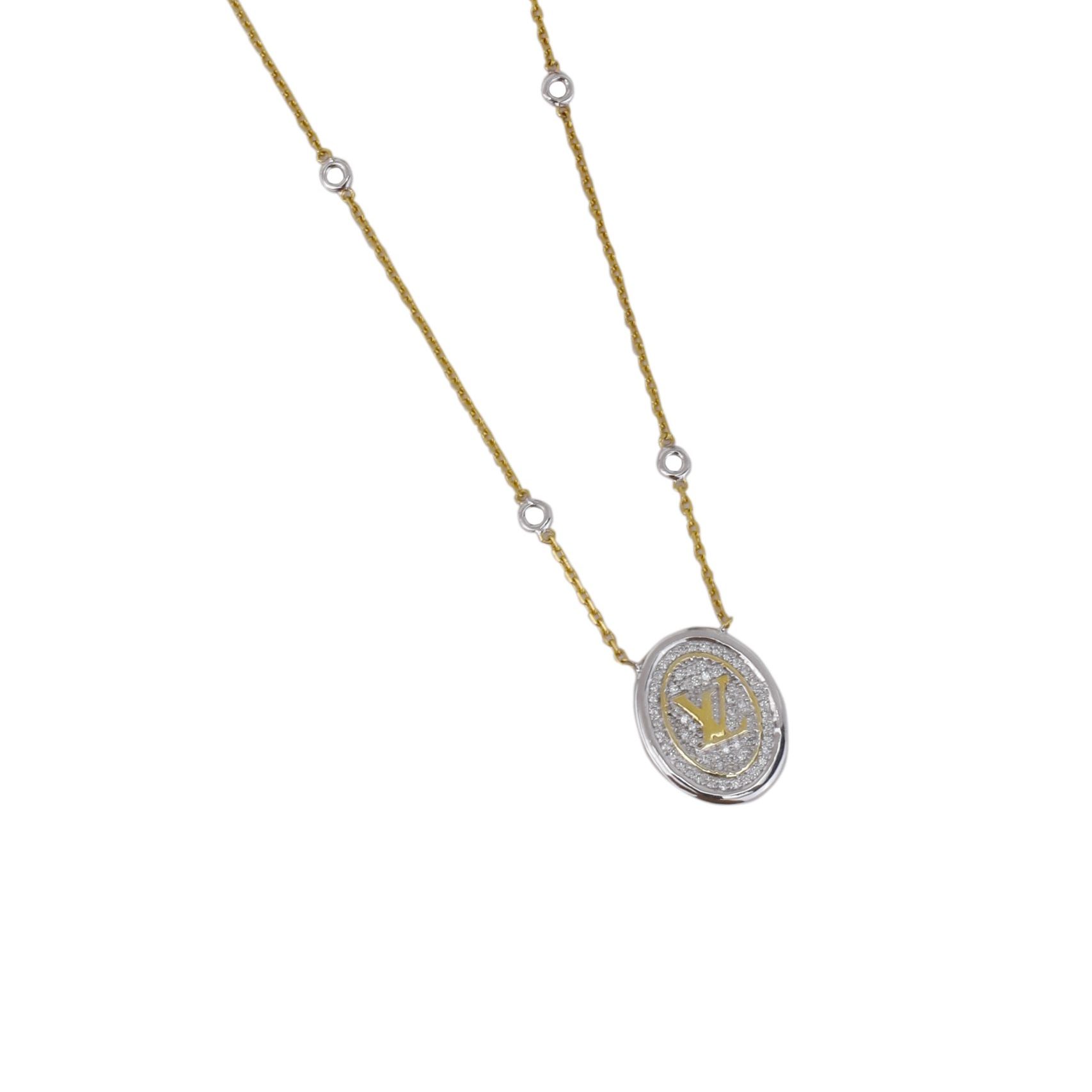 Louis Vuitton Coin Charm Necklace