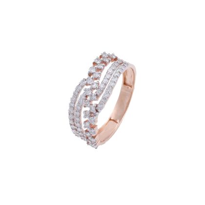 Rose Radiance Crown Ring