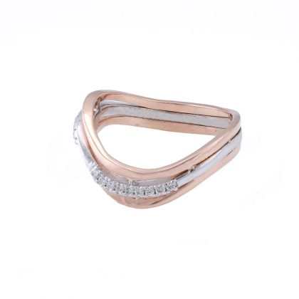 Rose Gold Diamond Band