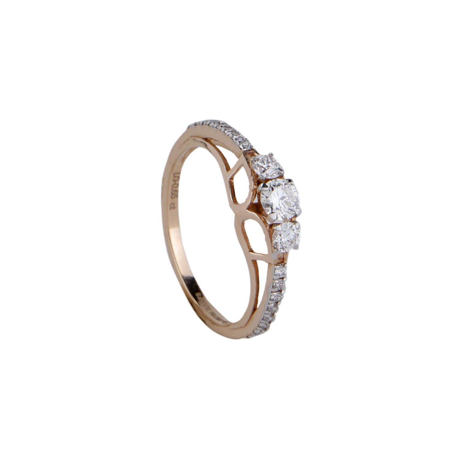 Diamond Rose Gold Ring