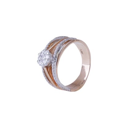 Rose Radiance Cluster Ring
